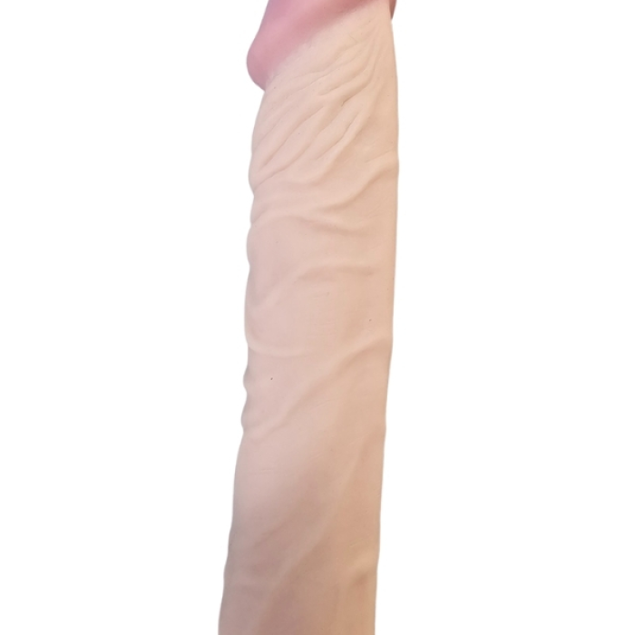 Gerçekçi Penis Kılıfı Et Dokusunda 19 cm