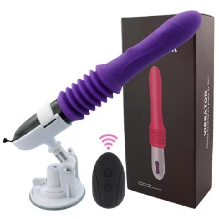 Censan Telescopic Uzaktan Kumandalı Seks Makinesi Vibratörü