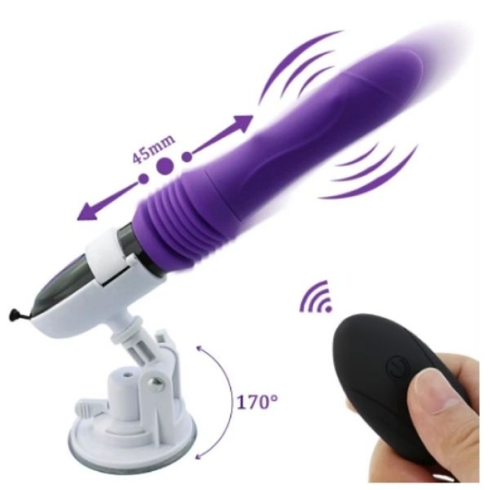 Censan Telescopic Uzaktan Kumandalı Seks Makinesi Vibratörü