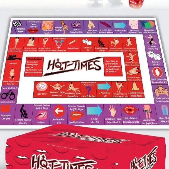 Hot Times Yetişkinlere Özel Cinsel İlişki Yatak Kutu Oyunu