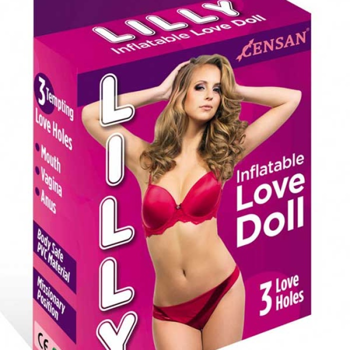 Censan Lilly Love Doll 3 İşlevli Şişme Bebek