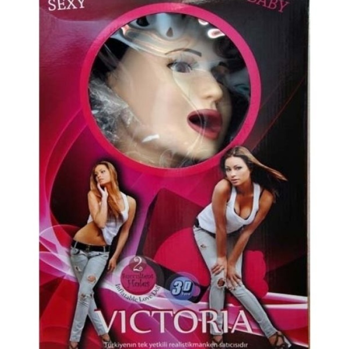 Censan Esmer Victoria Büyük Boy Titreşimli Sesli Realistik Şişme Kadın