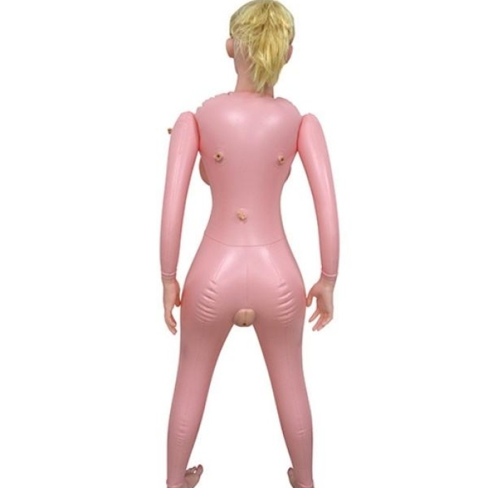 Censan Sarışın Victoria Büyük Boy Titreşimli Sesli Realistik Şişme Kadın