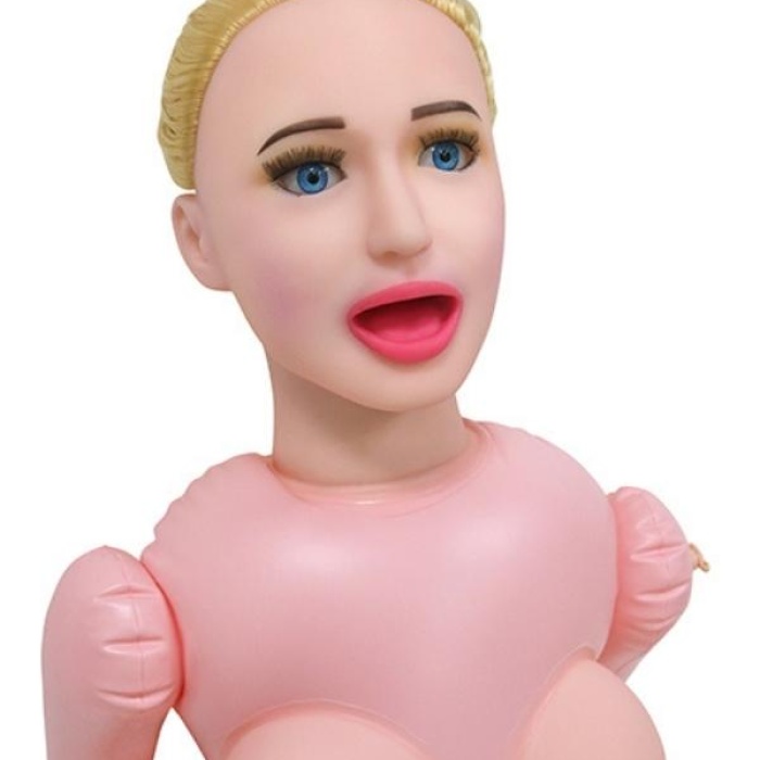 Censan Sarışın Victoria Büyük Boy Titreşimli Sesli Realistik Şişme Kadın