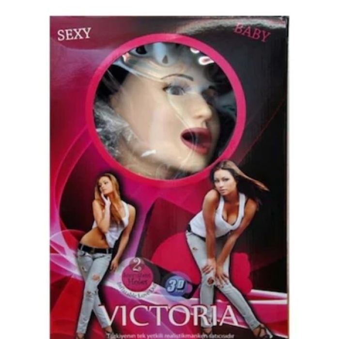 Censan Sarışın Victoria Büyük Boy Titreşimli Sesli Realistik Şişme Kadın