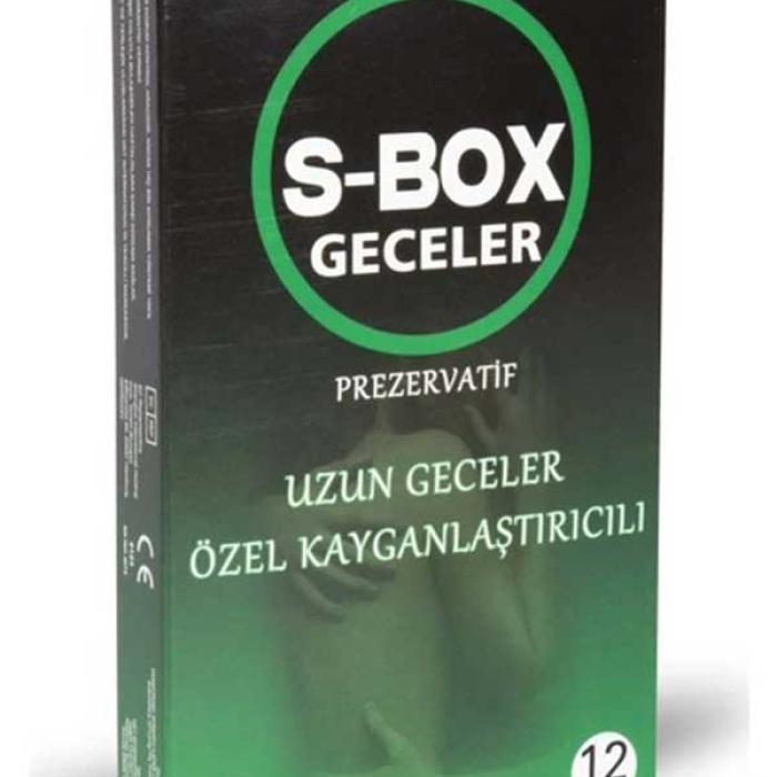 S-Box Özel Kayganlaştırıcılı Prezervatif 12'li