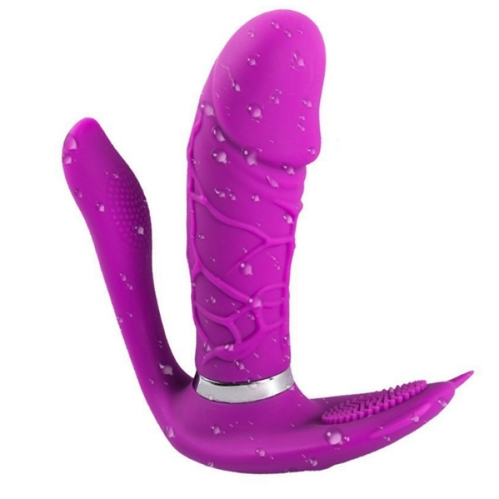 Censan 3’ü 1 Arada Uzaktan Kumandalı Giyilebilir Clitoris ve G-Spot Titreşimli Vibratör