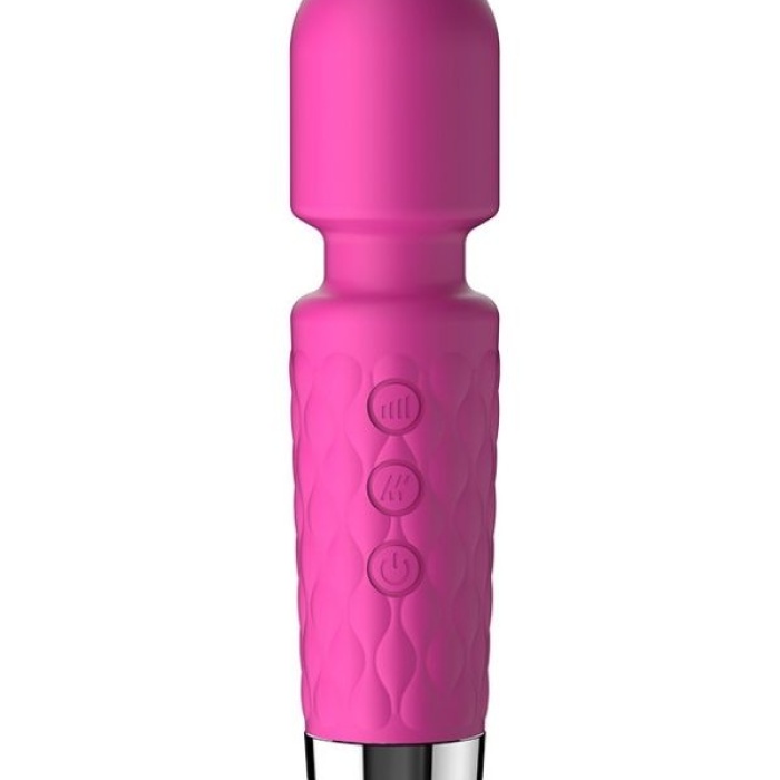 Censan Mini Wand Massager Şarjlı Vibratör - Pembe