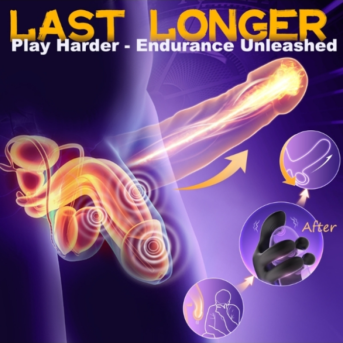 Censan LongZ-Black – Erkekler için 10 Modlu Titreşimli ve 10 Modlu Sıkma Fonksiyonlu Mastürbatör