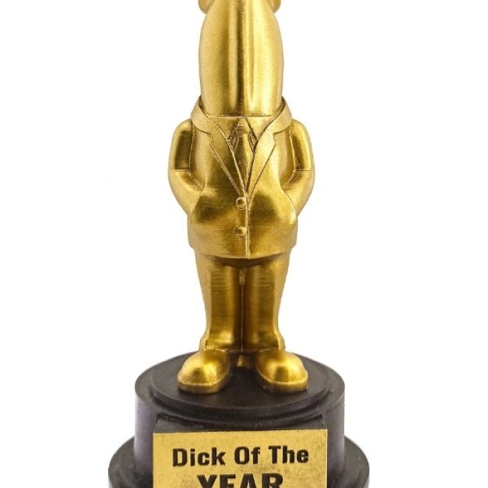 Dick Of The Year – Esprili Masaüstü Ödül Heykeli Model 2