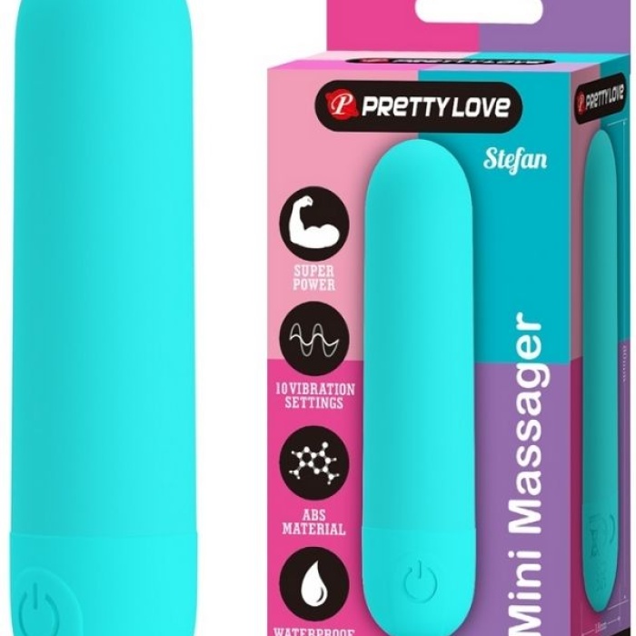 Censan Stefan Mini Massager Bullet Vibratör Mavi