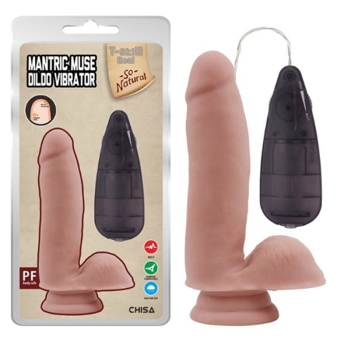 Mantric Muse 17.5cm 5cm Kıkırdaklı Gerçekçi Realistik Vibratör