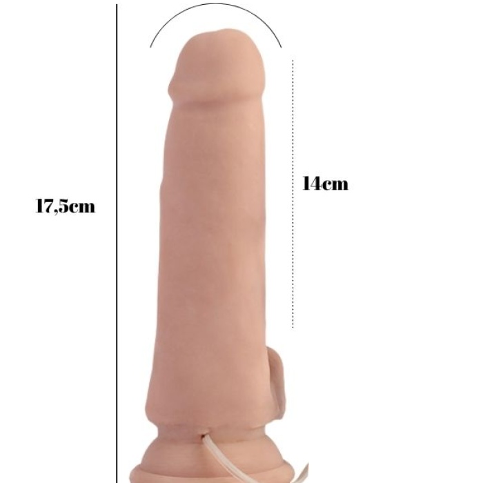 Mantric Muse 17.5cm 5cm Kıkırdaklı Gerçekçi Realistik Vibratör