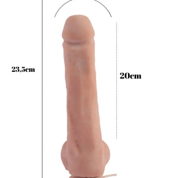 Extra Fun 23.5cm Kıkırdaklı Gerçekçi Realistik Vibratör
