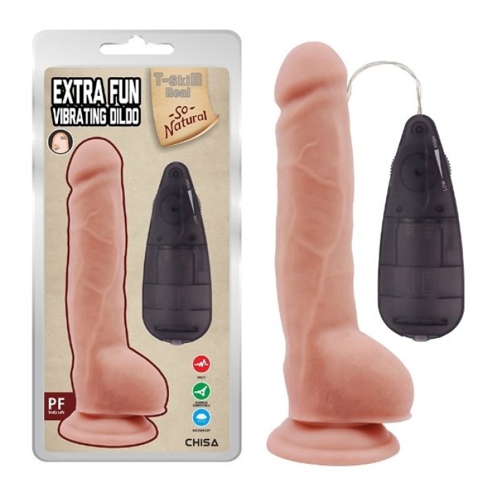 Extra Fun 23.5cm Kıkırdaklı Gerçekçi Realistik Vibratör