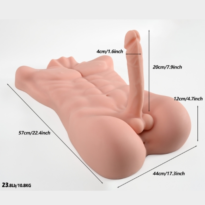 L-Join Gerçekçi 11.3 Kg Yarım Vücut Erkek Penis Mastürbatör