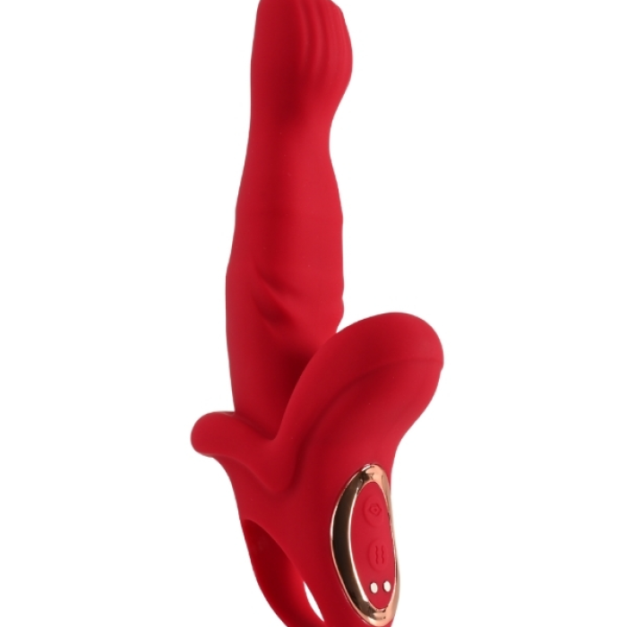 L-Join Kırmızı Teklojik Modern Vibratör