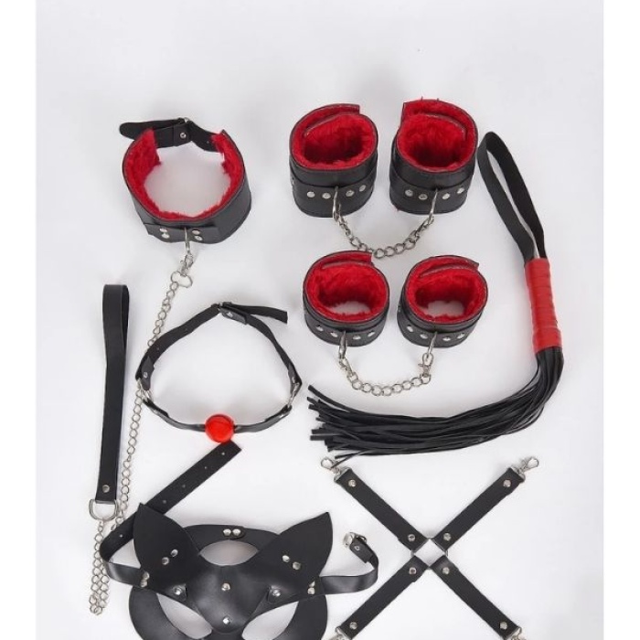 Censan 8 Parçalı Kırmızı Fetiş Set