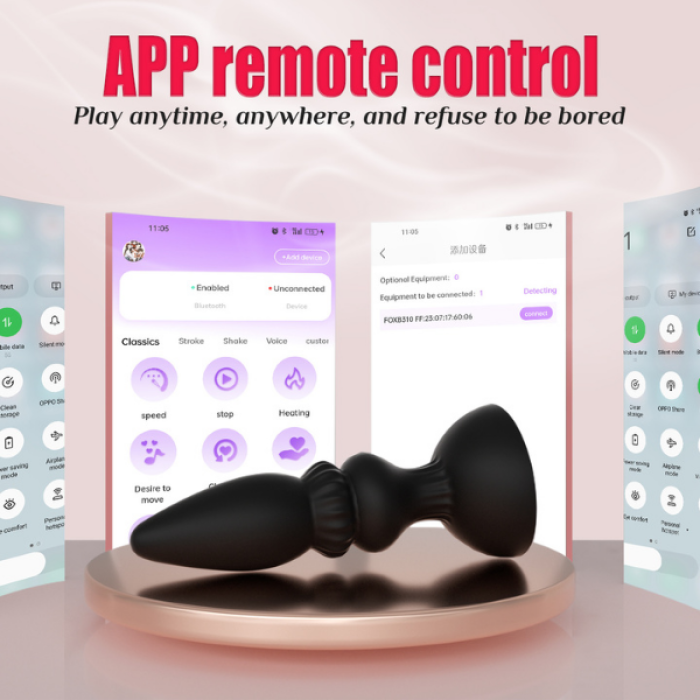 Censan FoxShow APP Kontrollü Teleskopik Prostat Stimülatörü