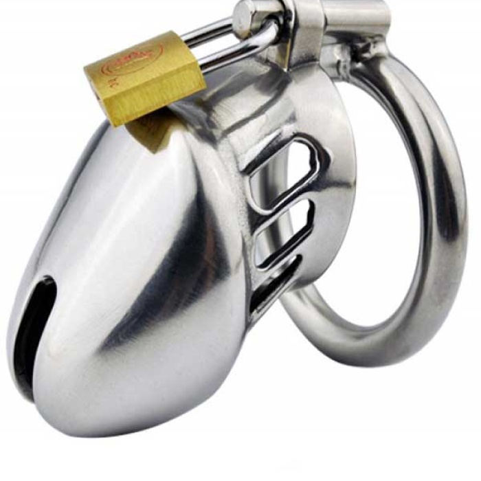 Censan BDSM Paslanmaz Çelik Penis Kafesi ModelNo5