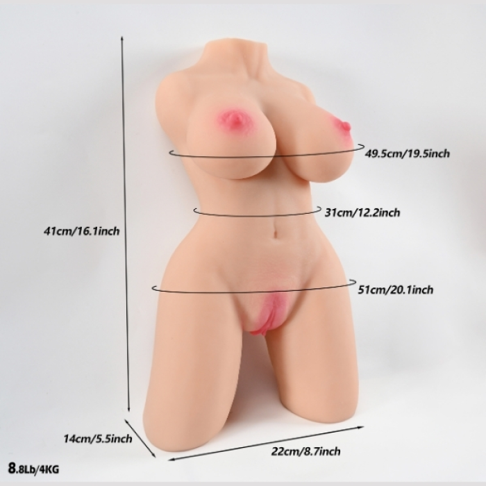 L-Join Gerçekçi 4 Kg Yarım Vücut Vajina Mastürbatör