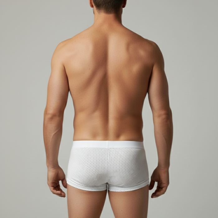 Erkek Beyaz File Boxer