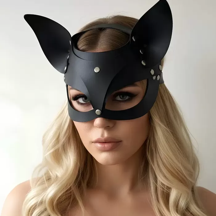 Deri Kedi Maske, Deri Maske, Maske Çeşitleri - APFT557