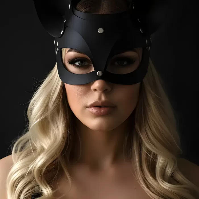 Deri Kedi Maske, Deri Maske, Maske Çeşitleri - APFT557