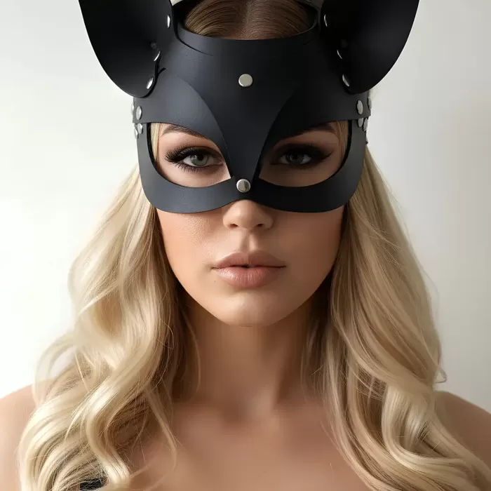 Deri Kedi Maske, Deri Maske, Maske Çeşitleri - APFT557