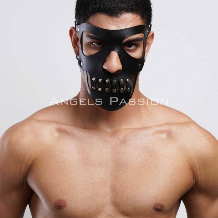 Deri Maske, Parti Maskesi, Erkek Maske, Seksi Maske - APFTM125