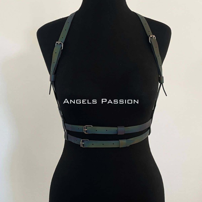 Renkli Reflektörlü Göğüs Harness, Karanlıkta Parlayan Göğüs Harness - APFT205
