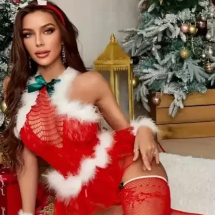 Kırmızı Şık Kostüm , Yılbaşı , Çekici , Kostüm takımı