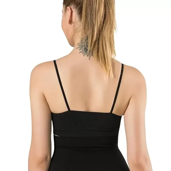 Kadın Ince Askılı Pedli Büstiyer Yarım Atleti Sütyen 3lü Set..