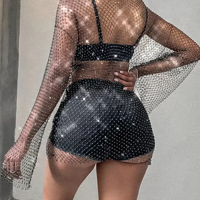 MİNİ ELBİSE KOLLU.