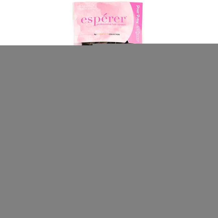 Fiber Sentetik Dalgalı Yarım Ay + 2 Yan Çıt Çıt - Açık Kahve