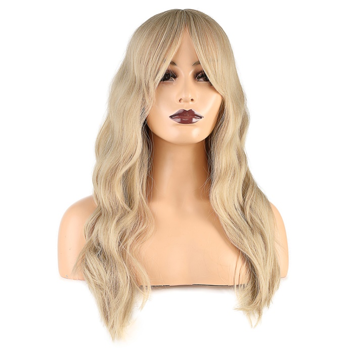 Fiber Sentetik Dalgalı Yarım Ay + 2 Yan Çıt Çıt - Balköpüğü Platin Röfleli