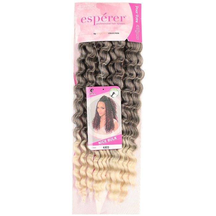 Sister Afro Dalgası Saç - Kahve / Platin Ombreli 4-613