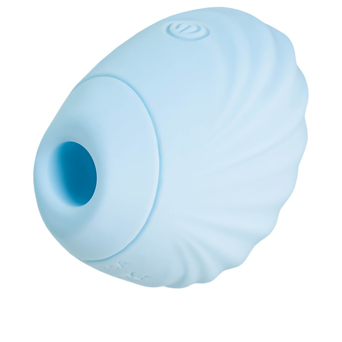 Qli by Flovetta Scalldan vakum dalgası klitoral uyarıcı , silikon, mavi, 6 cm