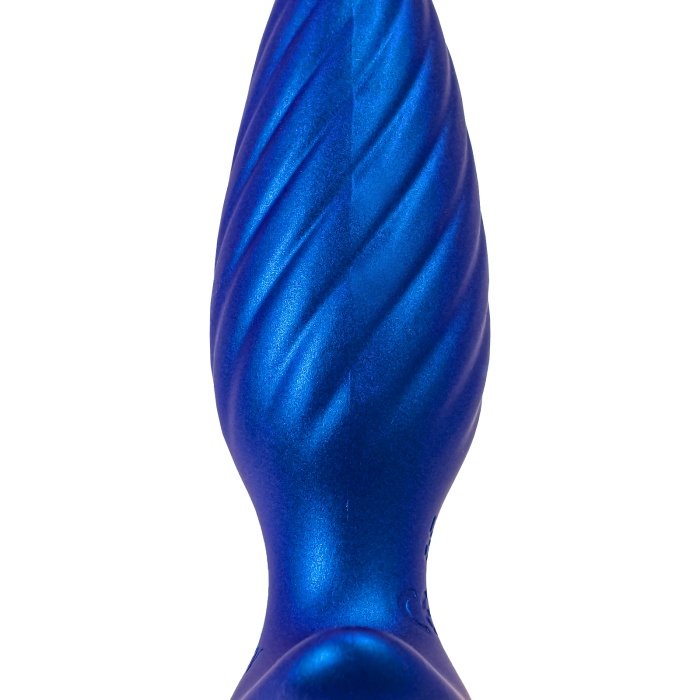 L’Eroina APP CLOSS Uygulama ve Kumanda Kontrollü Silikon Titreşimli Anal Vibratör – Mavi, 10,5 cm
