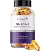 Collagen Forte Omega-3 Premium Fish Oil Balık Yağı Hidrolize Kolajen Vitamin C 1000 mg 90 Softgel