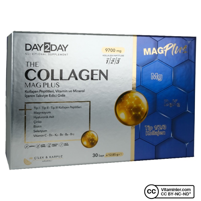 Day2Day Collagen Mag Plus Çilek Karpuz Aromalı 30
