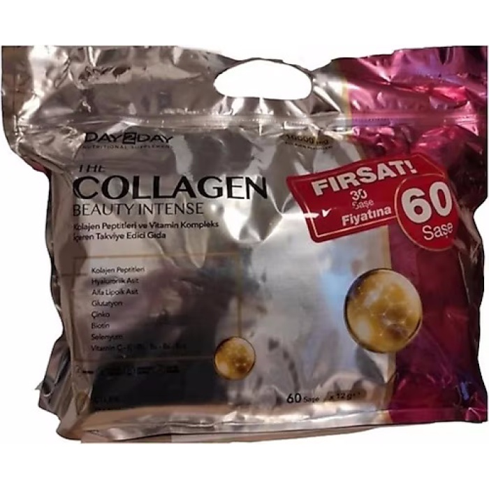 Day2Day The Collagen Beauty Intense Çilek Aromalı 60 Saşe