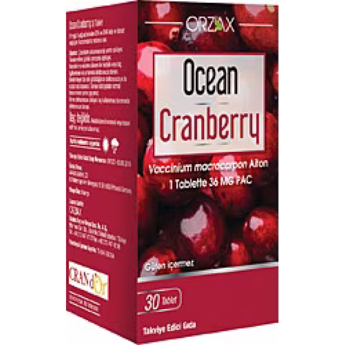 Ocean Cranberry Turna Yemişi Ekstresi 36 Mg Pac 30 Kapsül
