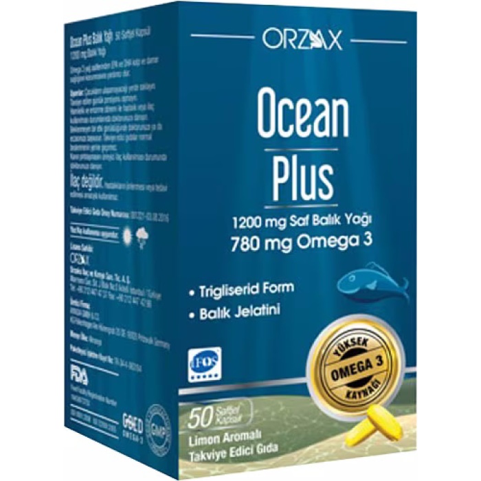 Ocean Plus Omega 3 1200 Mg 50 Kapsül