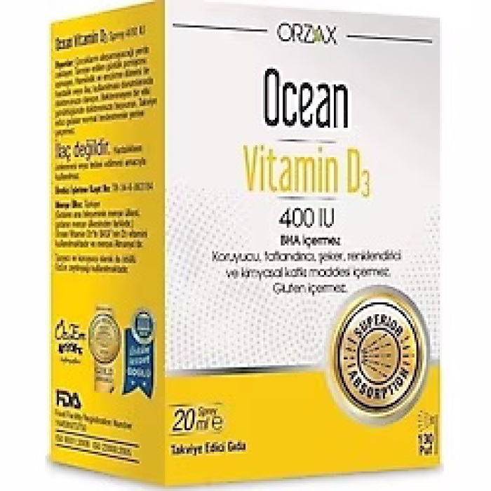 Ocean Vıtamın D 400 Iu Sprey