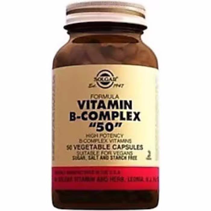 Solgar Vitamin B Complex 50 mg 50 Kapsül