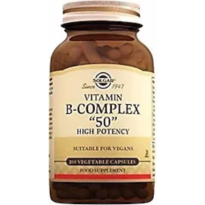 Solgar Vitamin B Complex 50 mg 100 Kapsül