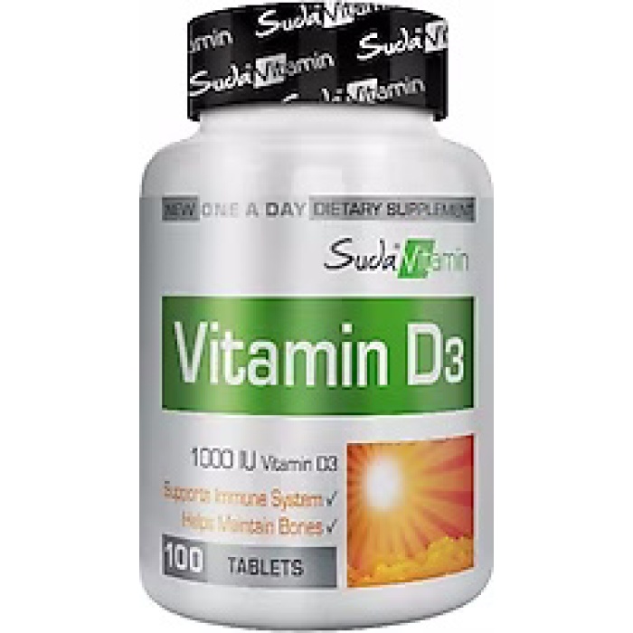 Suda Vitamin D3 1000 IU 100 Tablet -