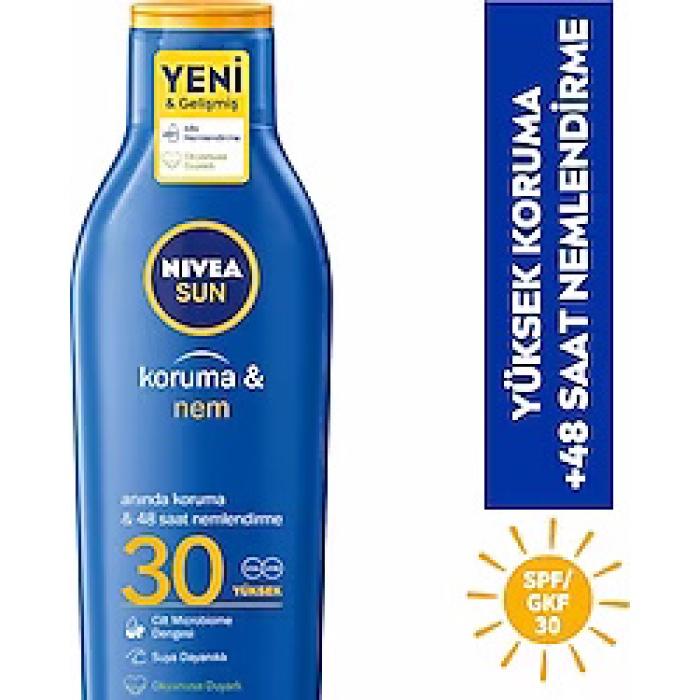 Nivea Sun Koruma & Nem Nemlendirici Güneş Sütü Spf50+ 200 Ml