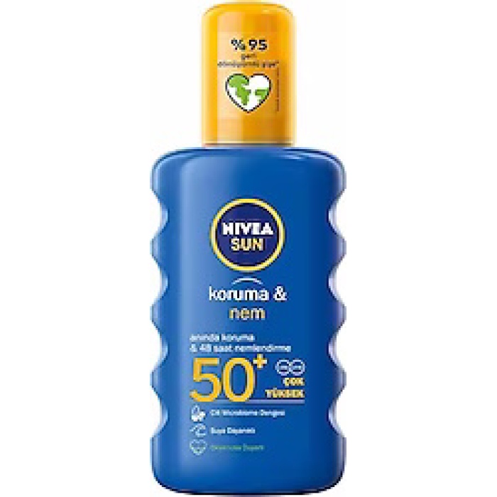 Nivea Sun Güneş Spreyi Koruma & Nem Spf30 200 Ml
